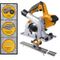 TONI / Plunge Multi-Purpose Saw, Wood Steel Stone, with Guide Rail 3x300m and Clamping Kit / TPS-115